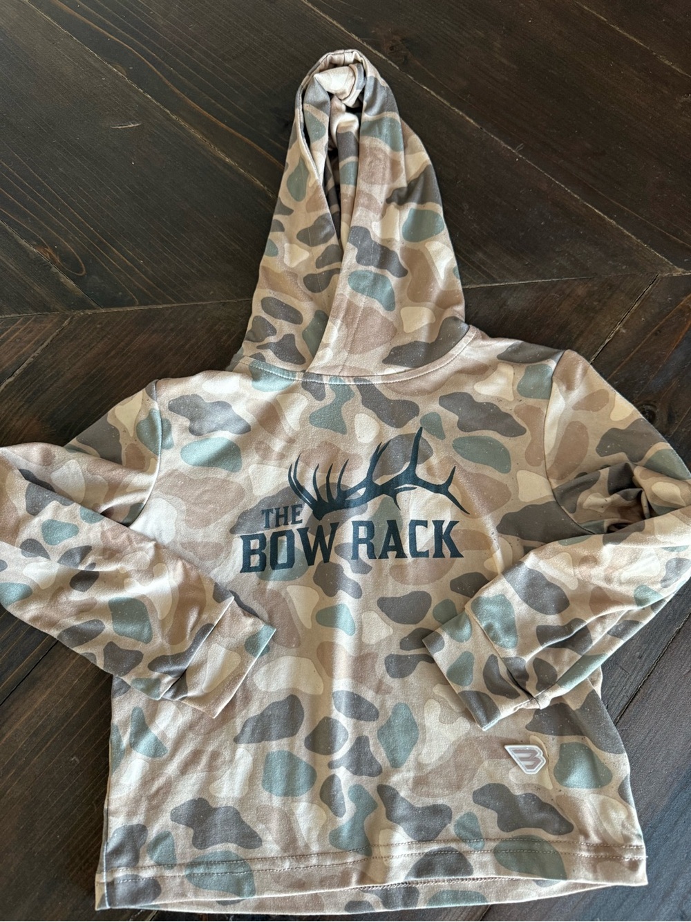 Burlebo Duck Camo Hooded Shirt Size 2T